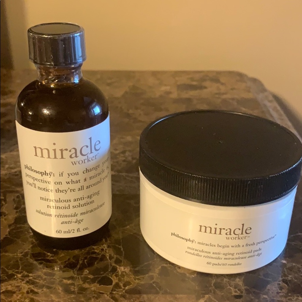 philosophy miracle worker retinoid solution & pads